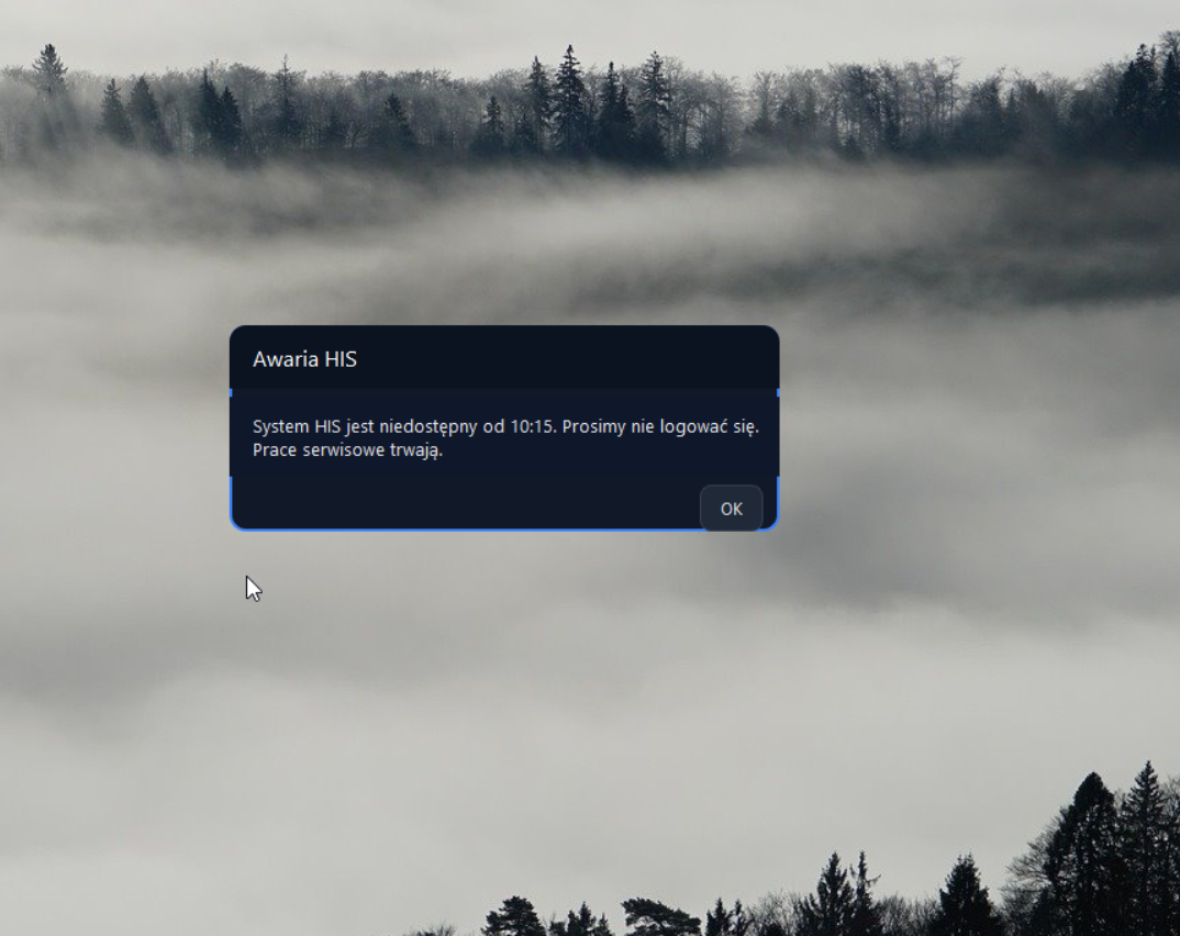 Informational notification